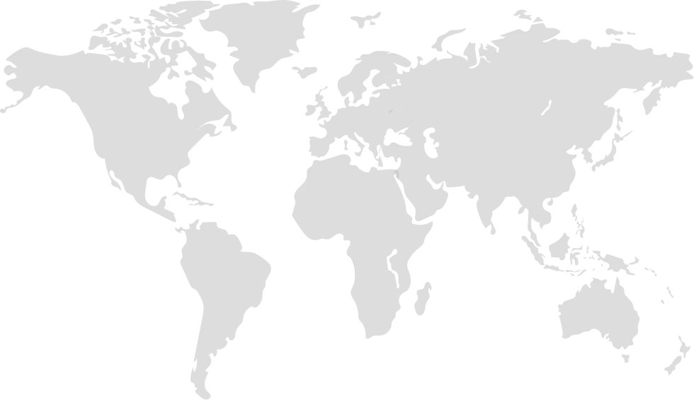 Server locations map
